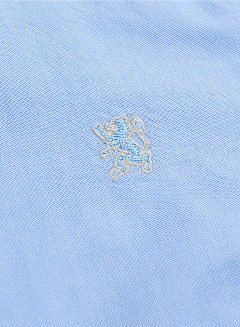 GIORDANO Women’s Slim Oxford Shirt with Embroidery - Image 4